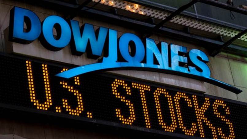 Dow Jones cũng bị giảm sút đáng kể